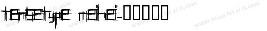 tensetype meihei字体转换